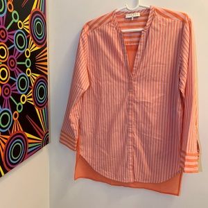 Sandro paris front and rear splicing shirt, size 1